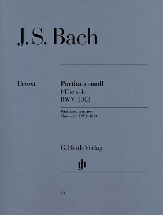 Produktbild: Johann Sebastian Bach - Partita a-moll BWV 1013 für Flöte solo