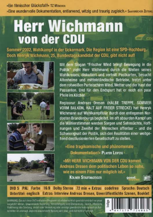 Produktbild: Herr Wichmann von der CDU