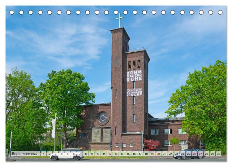 Produktbild: Bauhaus-Architektur im Ruhrgebiet (Tischkalender 2026 DIN A5 quer), CALVENDO Monatskalender