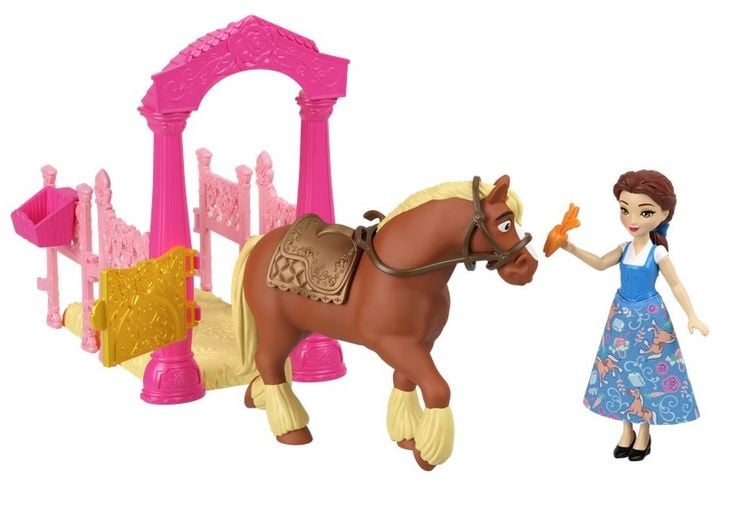 Produktbild: Disney Princess Disney &bdquo;Die Eisk&ouml;nigin&ldquo; Storytime Stackers Set mit kleiner Puppe, Pferd oder Begleiter und Zubeh&ouml;rteilen