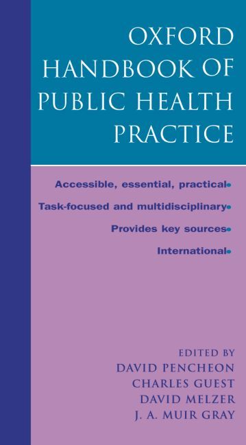 Produktbild: Oxford Handbook of Public Health Practice