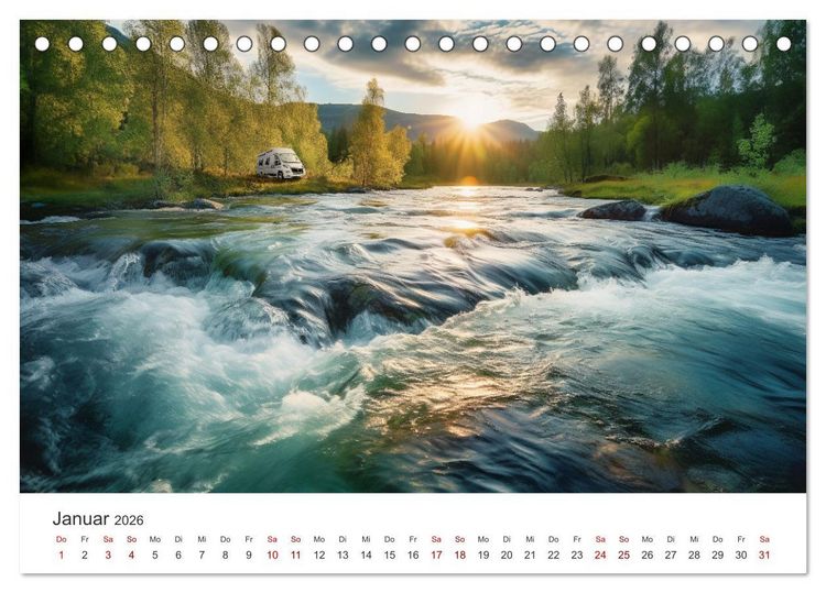 Produktbild: Der Ruf des Nordens (Tischkalender 2026 DIN A5 quer), CALVENDO Monatskalender