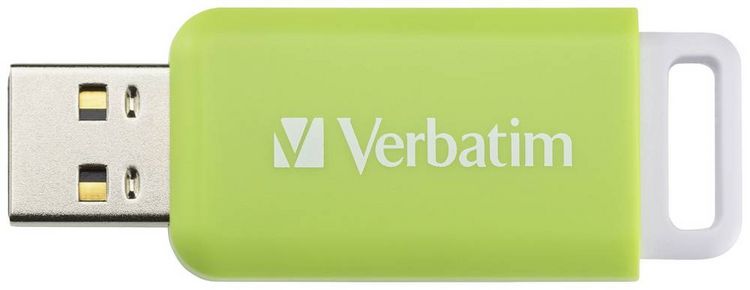 Produktbild: Verbatim V DataBar USB 2.0 Drive USB-Stick 32GB Gr&uuml;n 49454 USB-A (USB 2.0)