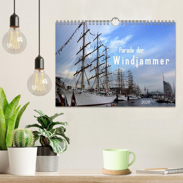 Produktbild: Parade der Windjammer - 2026 (Wandkalender 2026 DIN A4 quer), CALVENDO Monatskalender