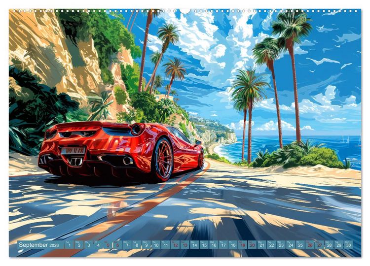Produktbild: Adrenaline on the Road (Wall Calendar 2026 DIN A2 landscape), CALVENDO 12 Month Wall Calendar