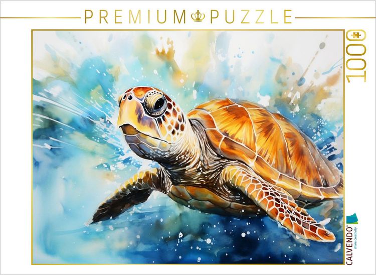 Produktbild: CALVENDO Puzzle Ein Motiv aus dem Kalender "Neulich am Wasser" | 1000 Teile Lege-Gr&ouml;&szlig;e 64x48cm Foto-Puzzle f&uuml;r gl&uuml;ckliche Stunden
