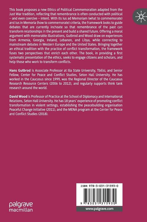 Produktbild: Ethics of Political Commemoration