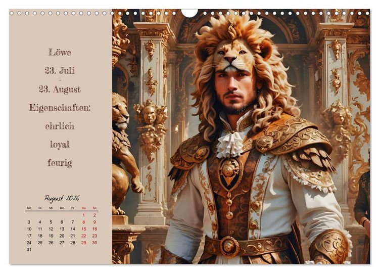 Produktbild: Stellarische M&auml;nnlichkeit (Wandkalender 2026 DIN A3 quer), CALVENDO Monatskalender