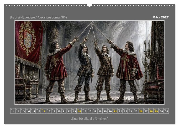 Produktbild: Klassiker des Abenteuers (hochwertiger Premium Wandkalender 2027 DIN A2 quer), Kunstdruck in Hochglanz
