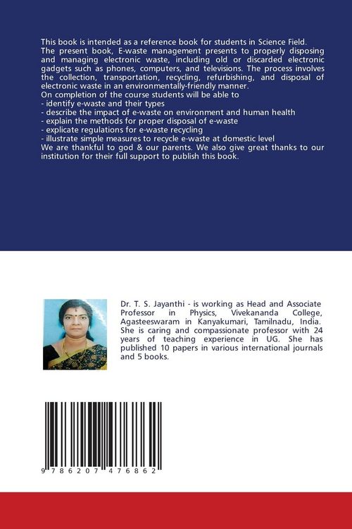Produktbild: E-Waste Recycling and Management
