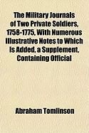 Produktbild: The Military Journals of Two Private Soldiers, 1758-1775