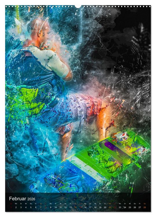 Produktbild: Kitesurfen - einfach cool (Wandkalender 2026 DIN A2 hoch), CALVENDO Monatskalender
