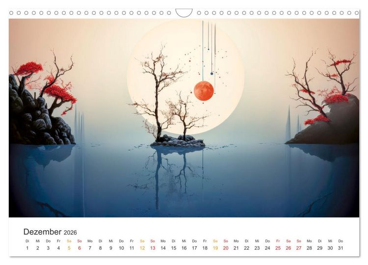 Produktbild: Japan - Kunst der Traditionen (Wandkalender 2026 DIN A3 quer), CALVENDO Monatskalender