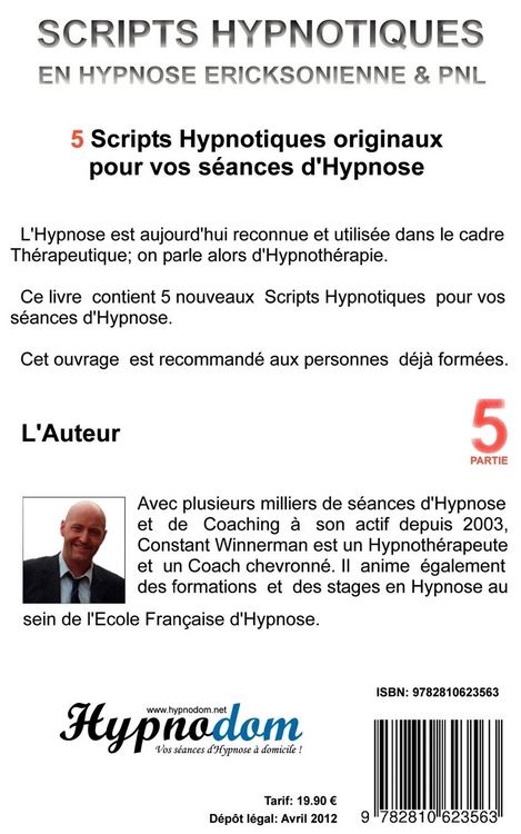 Produktbild: Scripts hypnotiques en hypnose ericksonienne et PNL N°5