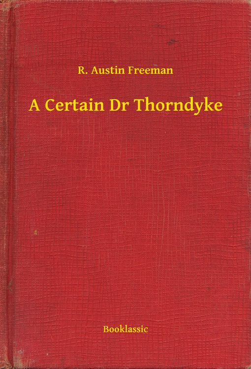 Produktbild: A Certain Dr Thorndyke