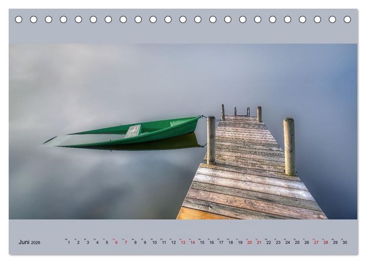 Produktbild: Fogscapes - magische Nebellandschaften (Tischkalender 2026 DIN A5 quer), CALVENDO Monatskalender