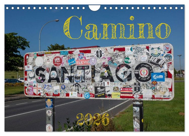 Produktbild: Camino 2026 (Wandkalender 2026 DIN A4 quer), CALVENDO Monatskalender