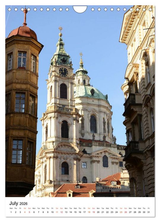Produktbild: In Prague (Wall Calendar 2026 DIN A4 portrait), CALVENDO 12 Month Wall Calendar