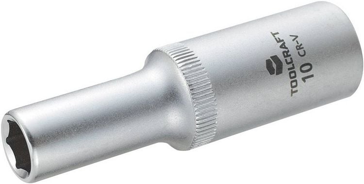 Produktbild: TOOLCRAFT 816173 Au&szlig;en-Sechskant Steckschl&uuml;sseleinsatz 10mm 1/2\" (12.5 mm)