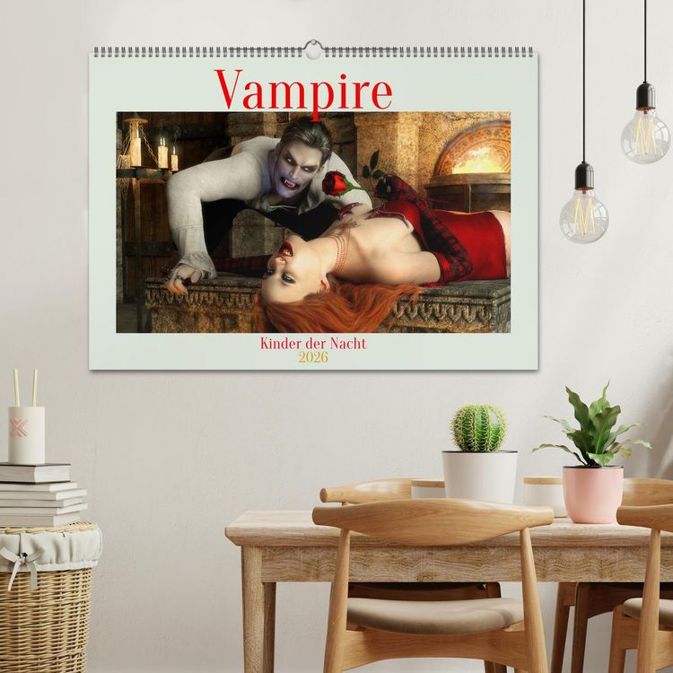 Produktbild: Vampire - Kinder der Nacht (Wandkalender 2026 DIN A2 quer), CALVENDO Monatskalender