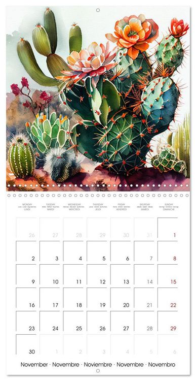 Produktbild: The Art of Succulents and Cacti (Wall Calendar 2026 12 &times; 12 Inch) CALVENDO 12 Month Wall Calendar