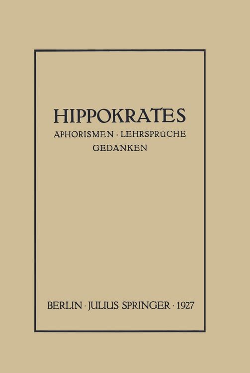 Produktbild: Hippokrates