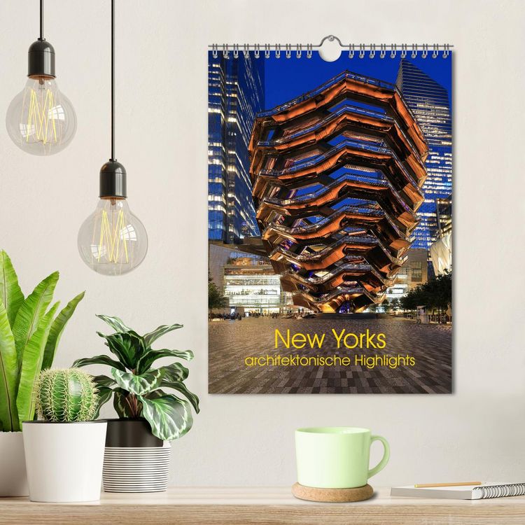 Produktbild: New Yorks architektonische Highlights (Wandkalender 2026 DIN A4 hoch), CALVENDO Monatskalender