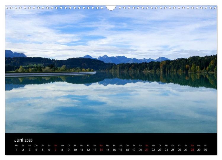Produktbild: Jakobsweg M&uuml;nchen-Lindau (Wandkalender 2026 DIN A3 quer), CALVENDO Monatskalender