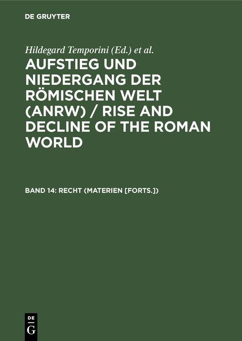 Produktbild: Recht (Materien [Forts.])