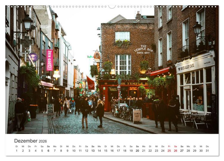 Produktbild: Dublin - Irlands beeindruckende Hauptstadt. (hochwertiger Premium Wandkalender 2026 DIN A2 quer), Kunstdruck in Hochglanz