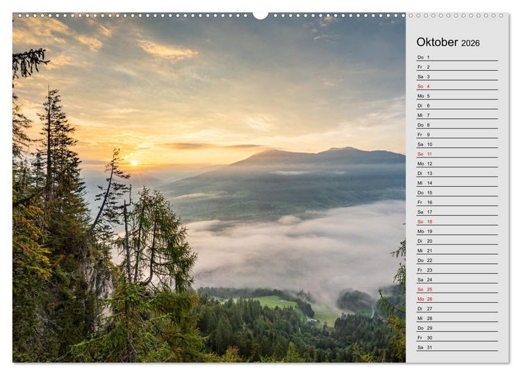 Produktbild: Bischofshofen & mehr (Wandkalender 2026 DIN A2 quer), CALVENDO Monatskalender