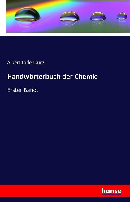 Produktbild: Handw&ouml;rterbuch der Chemie