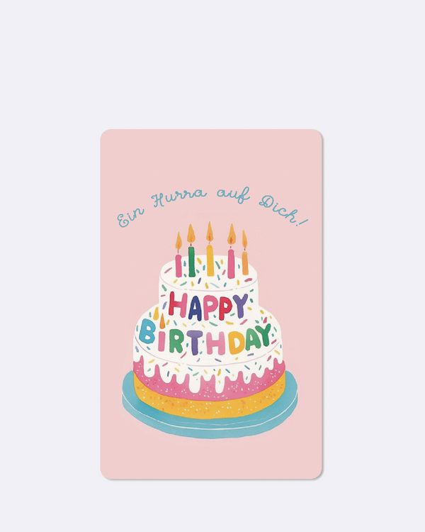 Produktbild: Lunacard Postkarte *Ein Hurra auf dich