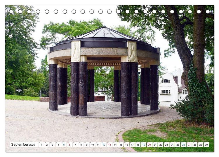 Produktbild: Jugendstil - Darmstadt (Tischkalender 2026 DIN A5 quer), CALVENDO Monatskalender