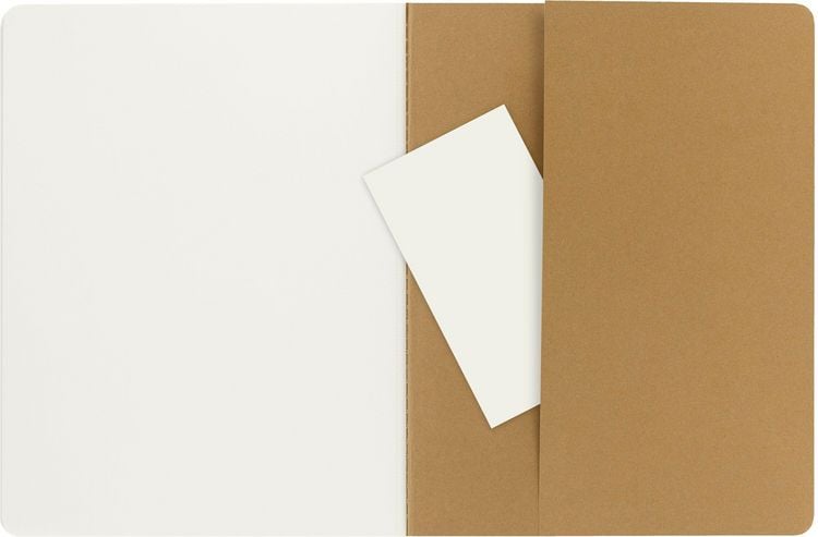 Produktbild: Moleskine Cahier Extra Large blanko packpapierbraun. 3er Pack