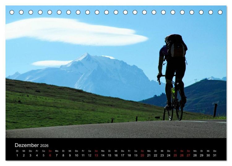 Produktbild: Alpenp&auml;sse auf dem Rennrad "Himmlische Serpentinen" (Tischkalender 2026 DIN A5 quer), CALVENDO Monatskalender
