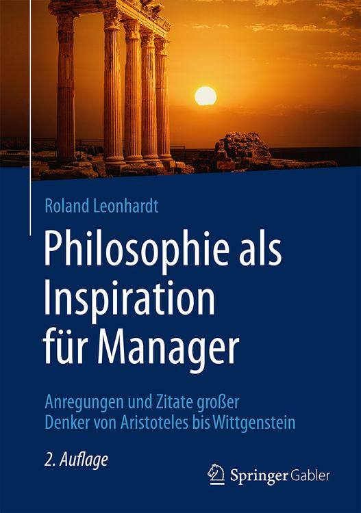 Produktbild: Philosophie als Inspiration f&uuml;r Manager