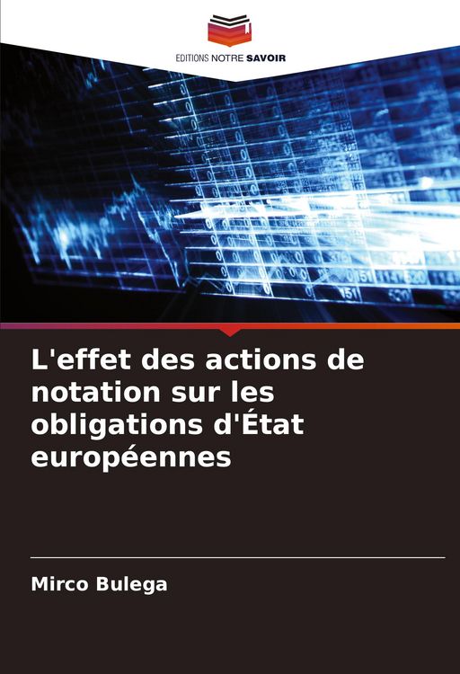 Produktbild: L'effet des actions de notation sur les obligations d'&Eacute;tat europ&eacute;ennes