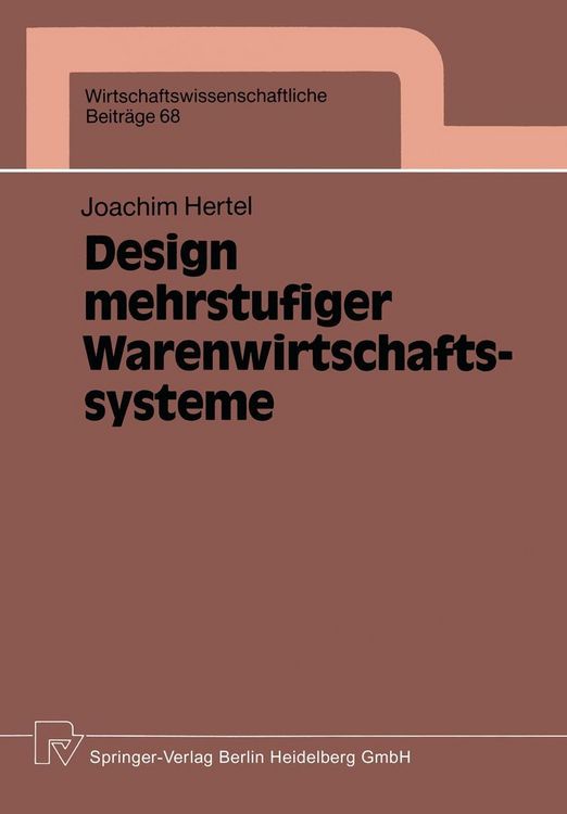 Produktbild: Design mehrstufiger Warenwirtschaftssysteme