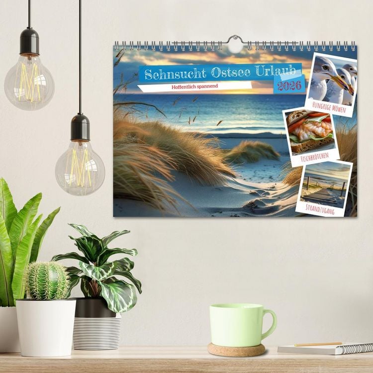 Produktbild: Sehnsucht Ostsee Urlaub (Wandkalender 2026 DIN A4 quer), CALVENDO Monatskalender