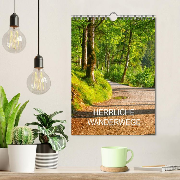 Produktbild: Herrliche Wanderwege (Wandkalender 2026 DIN A4 hoch), CALVENDO Monatskalender