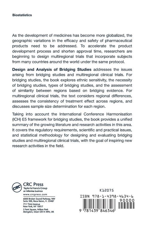 Produktbild: Design and Analysis of Bridging Studies