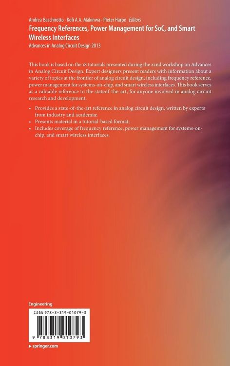 Produktbild: Frequency References, Power Management for SoC, and Smart Wireless Interfaces