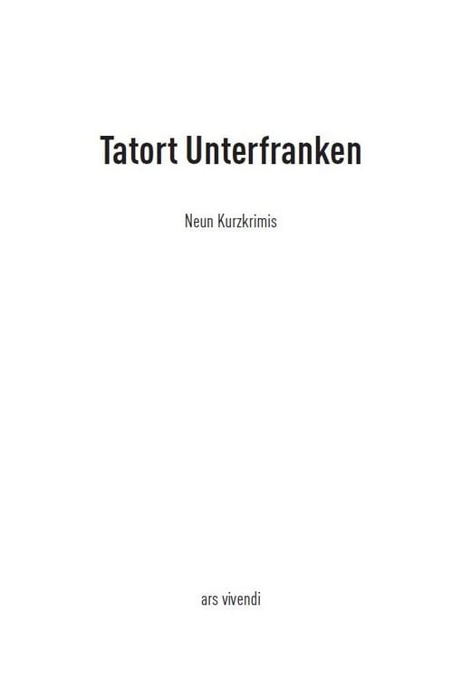 Produktbild: Tatort Unterfranken