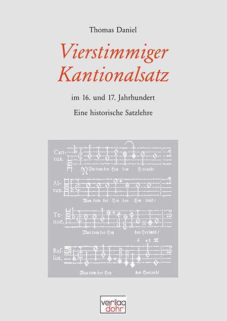 Produktbild: Vierstimmiger Kantionalsatz im 16. und 17. Jahrhundert