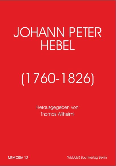 Produktbild: Johann Peter Hebel (1760-1826)