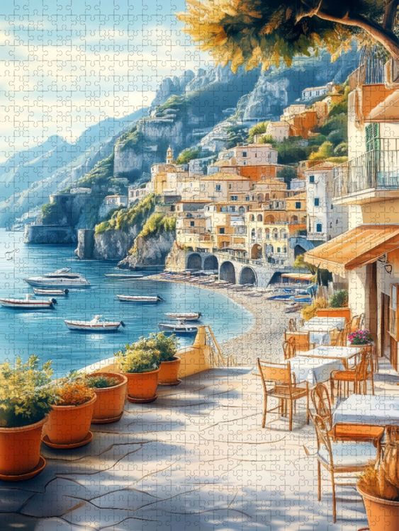 Produktbild: CALVENDO Puzzle Ein mediterranes Paradies | 1000 Teile Lege-Gr&ouml;&szlig;e 64x48cm Foto-Puzzle f&uuml;r gl&uuml;ckliche Stunden