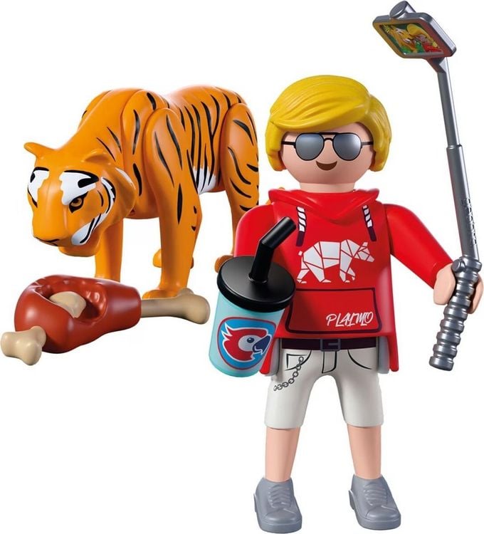 Produktbild: PLAYMOBIL 72089 Zoo: Tiger und Besucher