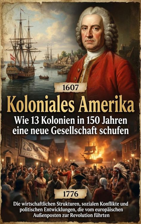 Produktbild: Koloniales Amerika: Wie 13 Kolonien in 150 Jahren eine neue Gesellschaft schufen