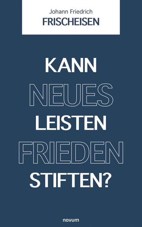 Produktbild: Kann neues Leisten Frieden stiften?